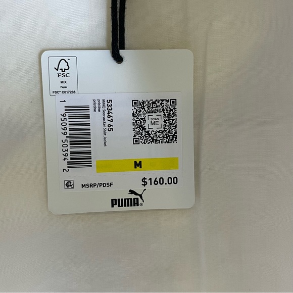 PUMA MMQ Seersucker Shirt Jacket - Picture 12 of 16